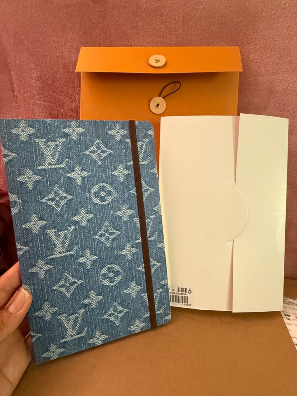 Limited Edition Louis Vuitton Jane Notebook MM Monogram Denim 📘 - Picture 15 of 15